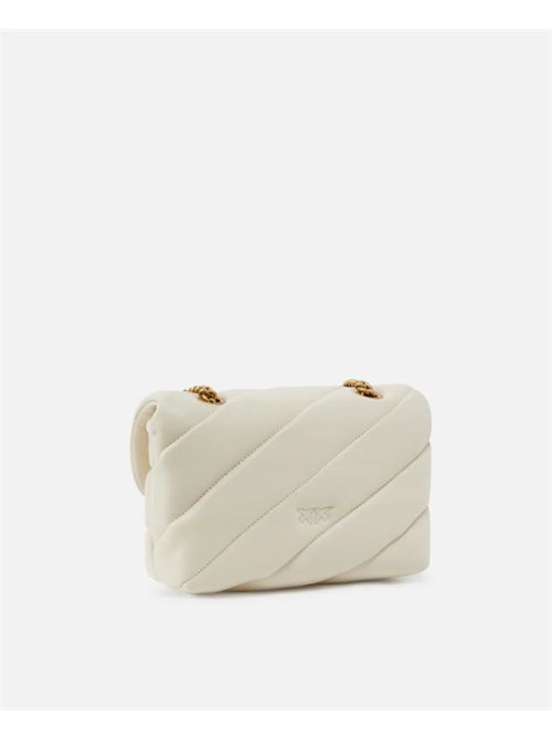 LOVE PUFF MINI PINKO | 100039.A0F2Z14Q BIANCO SETA-ANT. GOLD